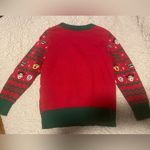 Disney Pixar Christmas Toy Story Rex-mas cheer Holiday  Sweater, Kids 4T - Picture 2 of 6